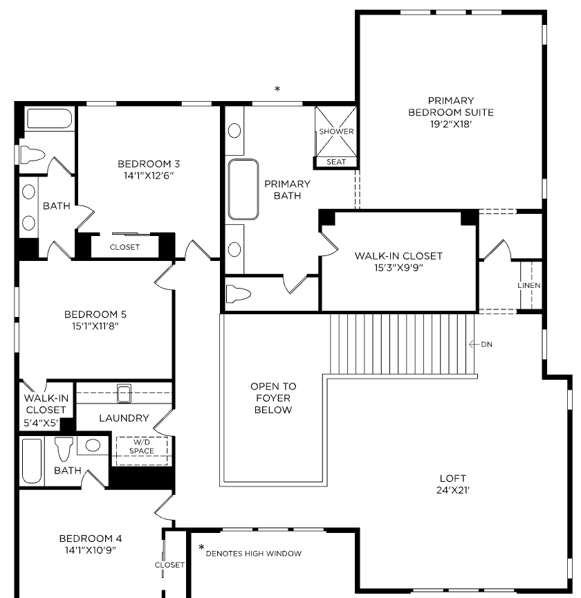 Luminous at Highlands Floor 2 Plan
