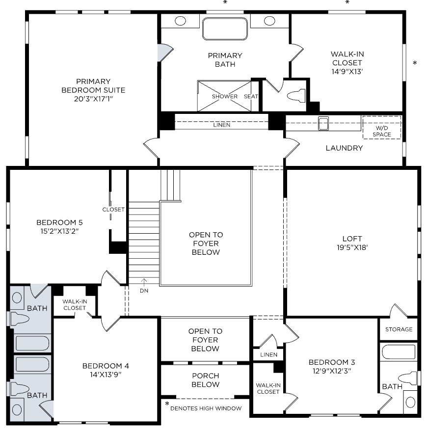 Sunbeam at Highlands Floor 2 Plan