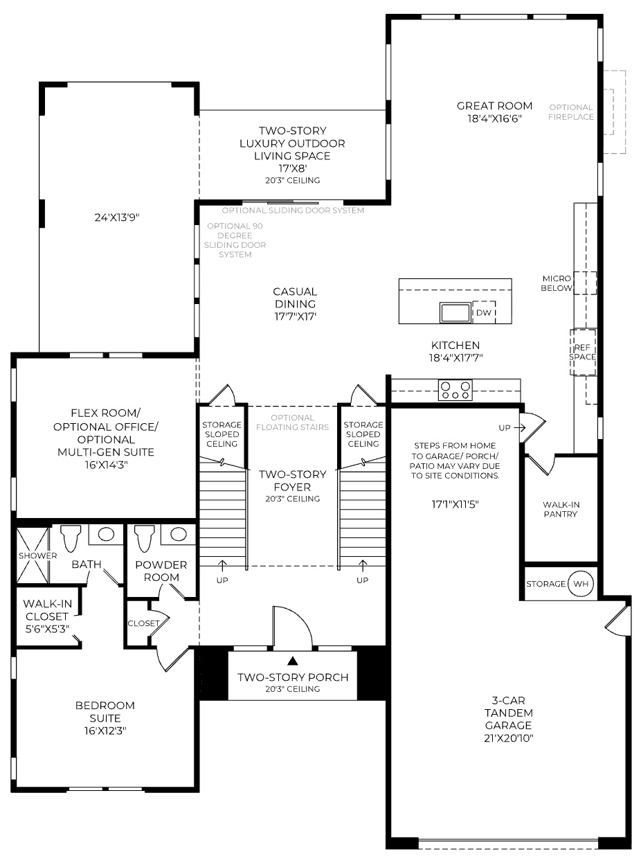 Verdant at Highlands Floor 1 Plan