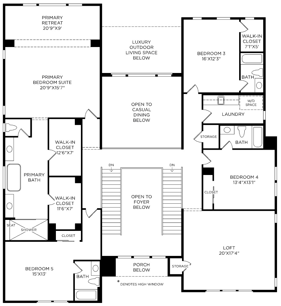 Orien at Overlook Floor 2 Plan