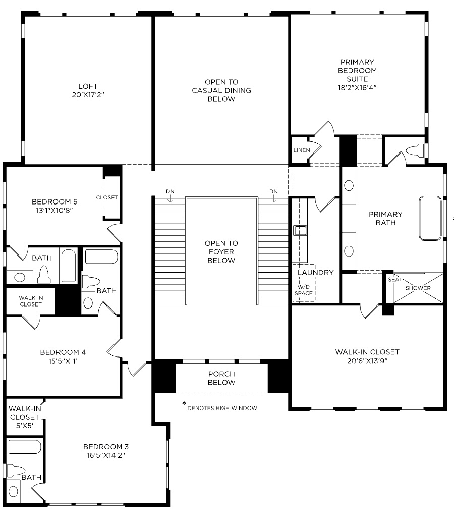 Starlight at Overlook Floor 2 Plan